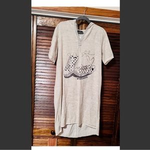 Short Sleeve Hoodie Dress